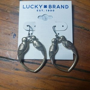 Lucky Brand -Kissing Bird Earrings